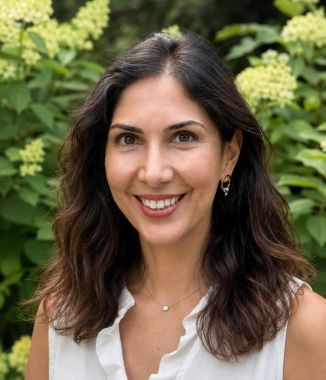 Portrait of Seda Sahin, M.S. CCC-SLP, a licensed speech-language pathologist